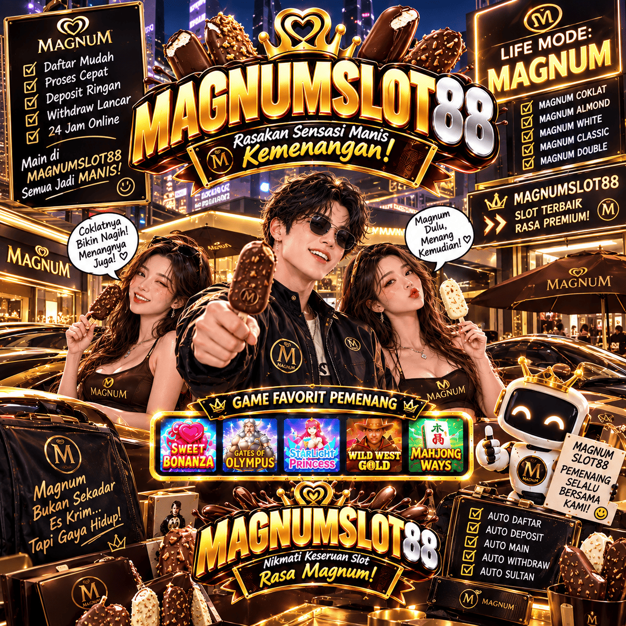 Banner MAGNUMSLOT88 Cyber Blue